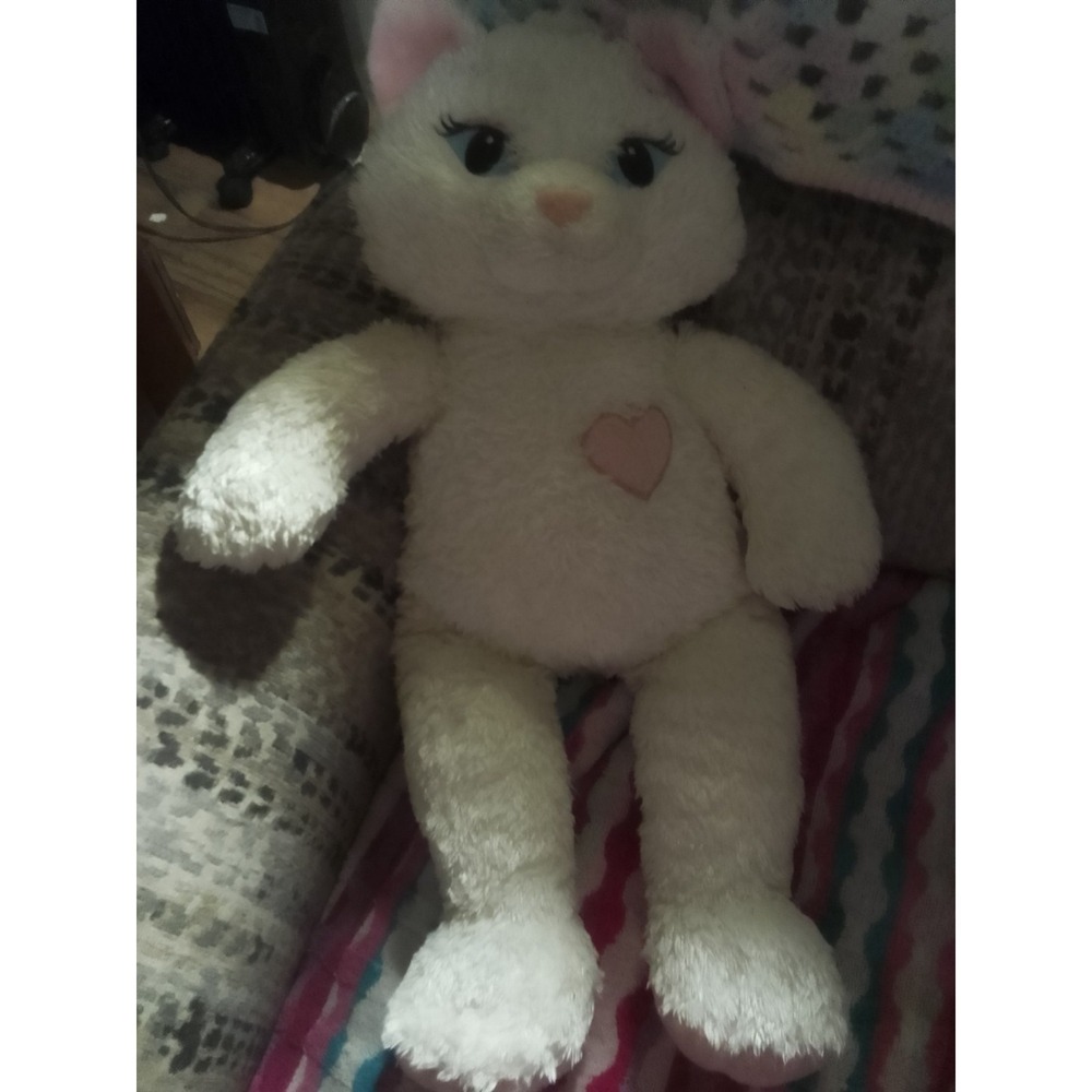 Retired Build A Bear Workshop Marie Aristacats  Plush 19" White Sassy Cat... - Picture 3 of 6